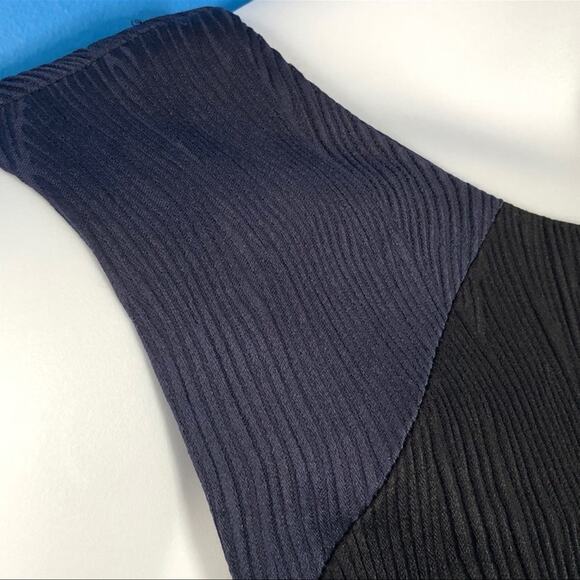 Adrianna Papell Jacquard Colorblock Sleeveless Textured Sheath MIDI Dress NWT - Picture 12 of 16